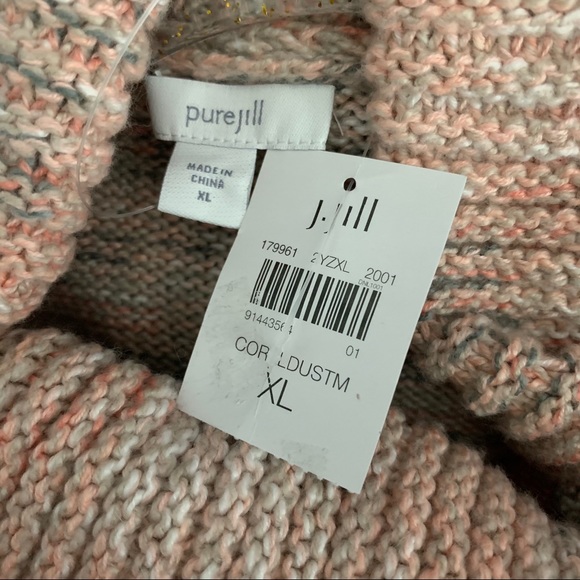 Pure Jill Long Cowl Neck Knit Sweater - Picture 7 of 8
